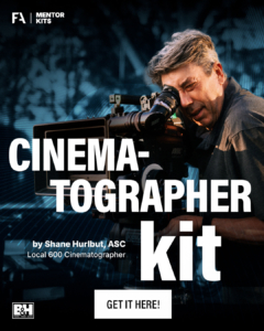 Shane Hurlbut ASC Cinematographer Mentor Kit for Filmmakers Academy. Film Production Equipment Lists.