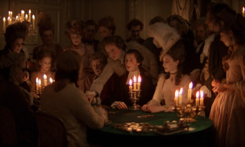 Orange candlelight in Barry Lyndon (1975) | Warner Bros.