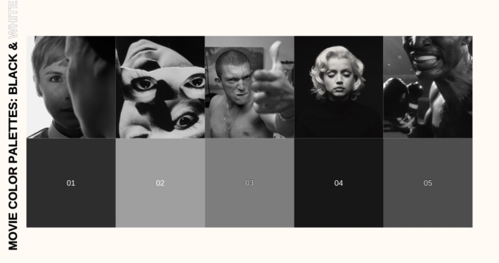Black & White: Movie Color Palettes - Thumbnail