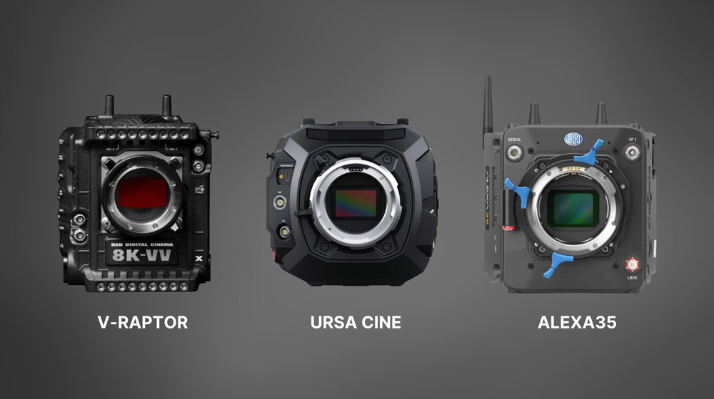 Camera Sensor Comparison: URSA Cine 12K vs RED V-Raptor vs Alexa 35 - Thumbnail