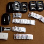 Hurlblog Tech Guru Stacks of SD cards
