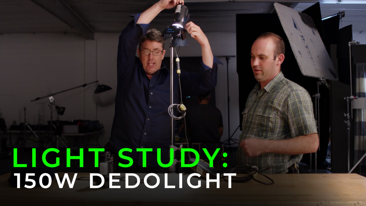 Filmmaking lighting study - 150w Dedolight and Lekolite