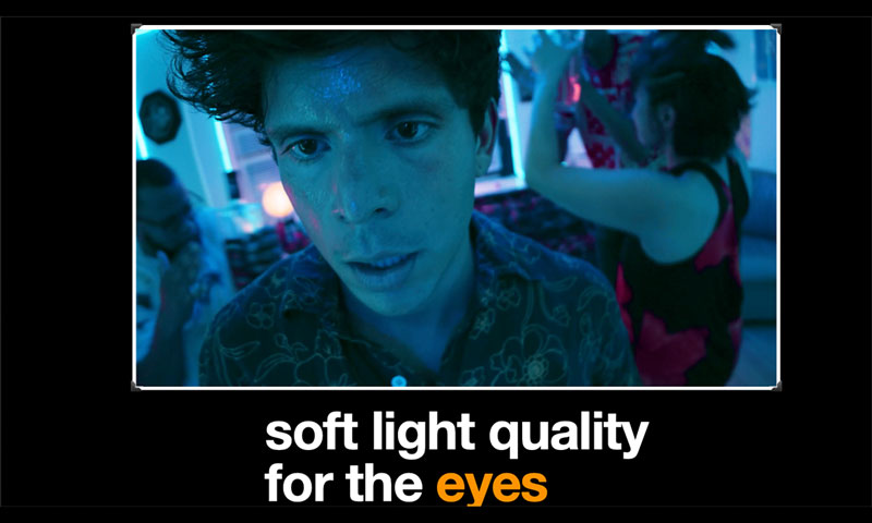 Soft light quality for the eyes - Musica movie