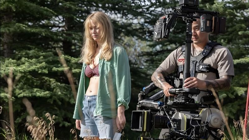 Behind the scenes of Die My Love with Jennifer Lawrence