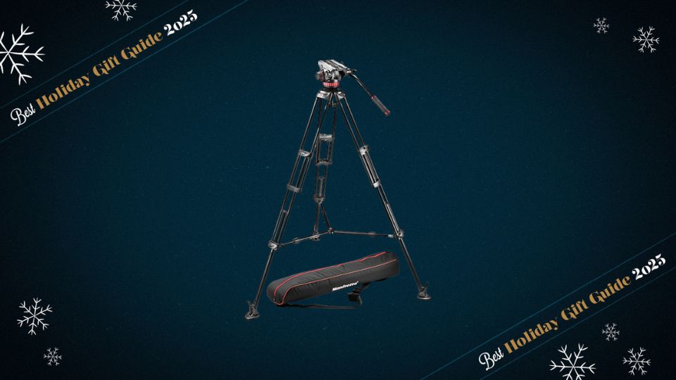 Manfrotto MVH502A Fluid Head and 546B Tripod System with Carrying Bag