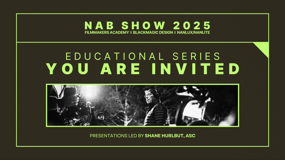 NAB 2025: Join Shane Hurlbut, ASC for Live Lighting & Camera Demos - Thumbnail