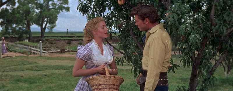 Cowboy talking to lady - Oklahoma! (1955) | Magna Entertainment