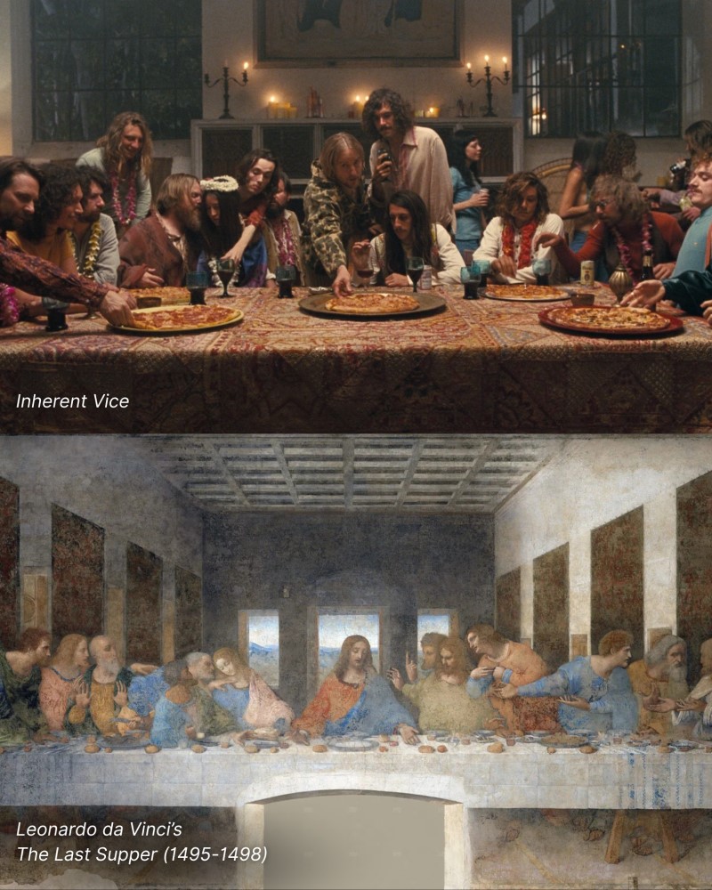 Inherent Vice + Leonardo da Vinci’s The Last Supper