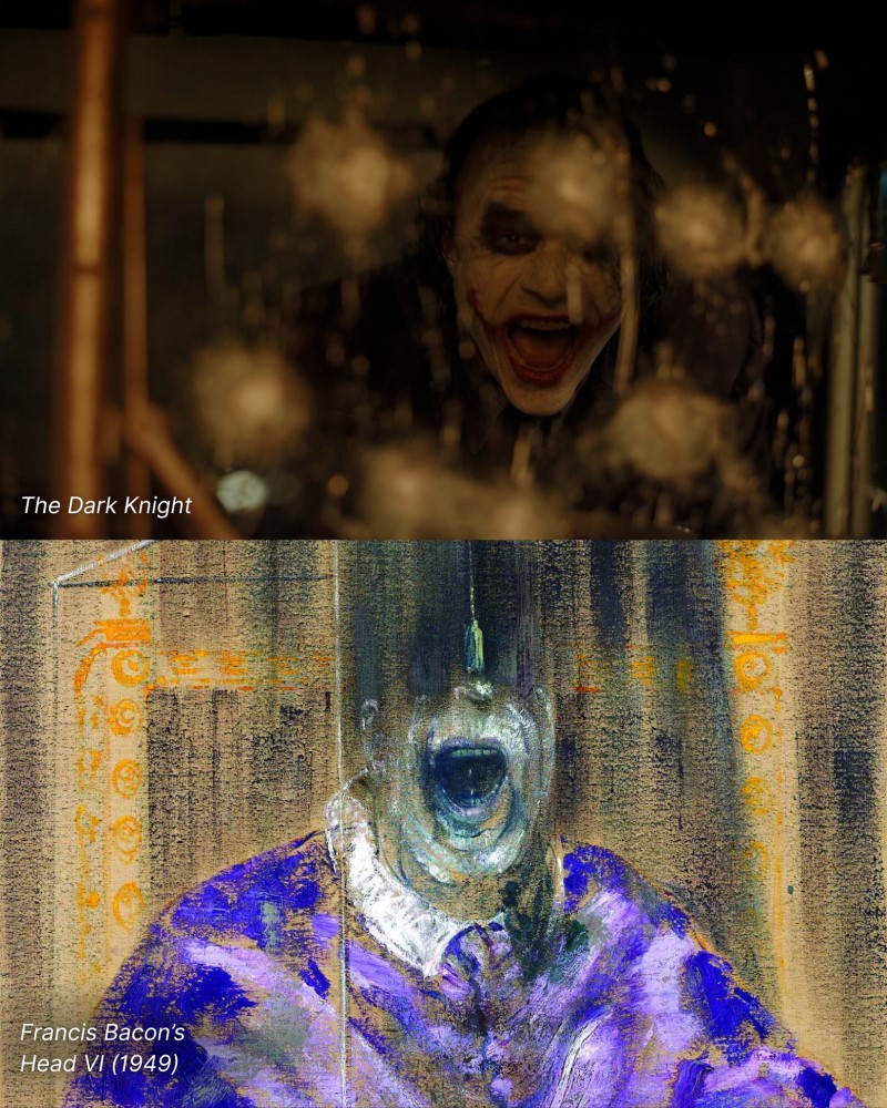 The Dark Knight + Francis Bacon’s Head VI
