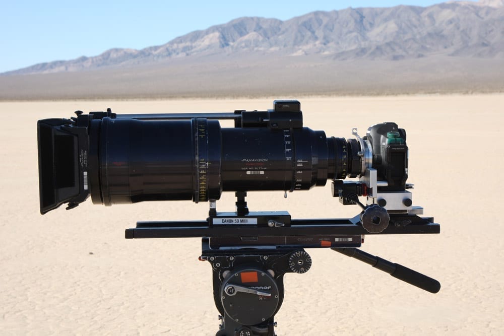 Panavision Primo Primes in desert