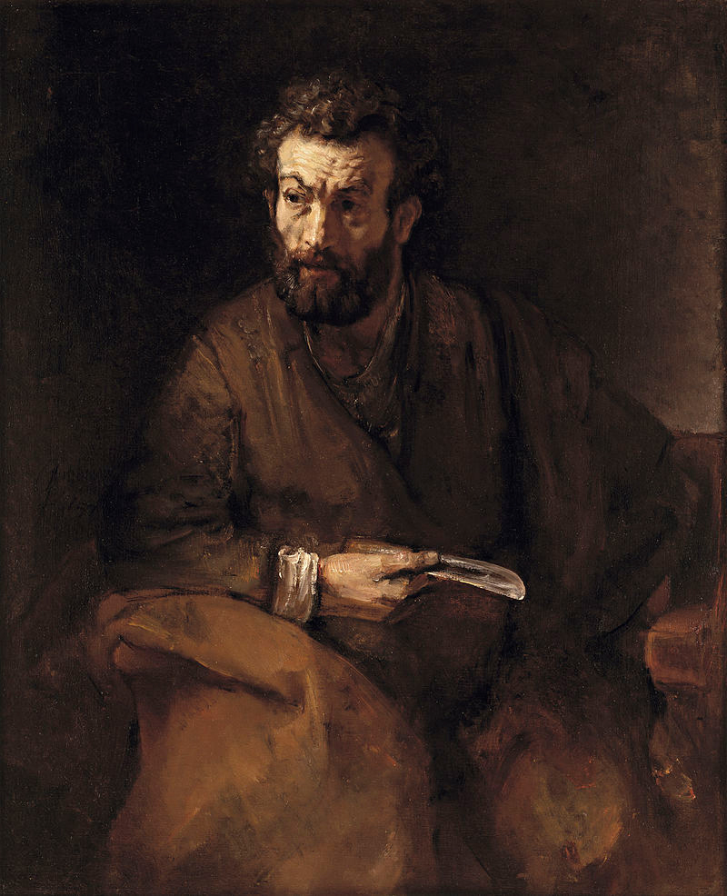 Saint Bartholomew by Rebrandt | Public Domain