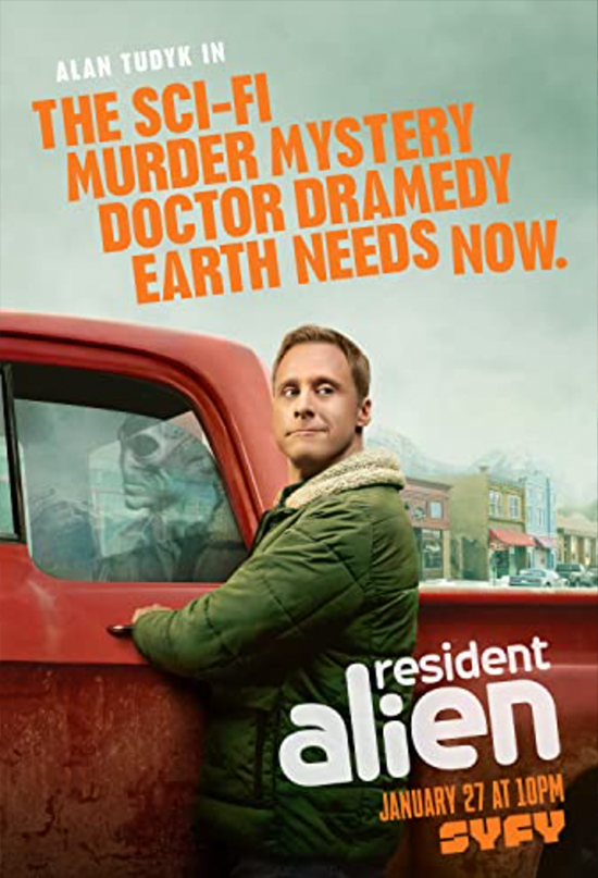 Resident Alien poster - Cinematographer Shane Hurlbut