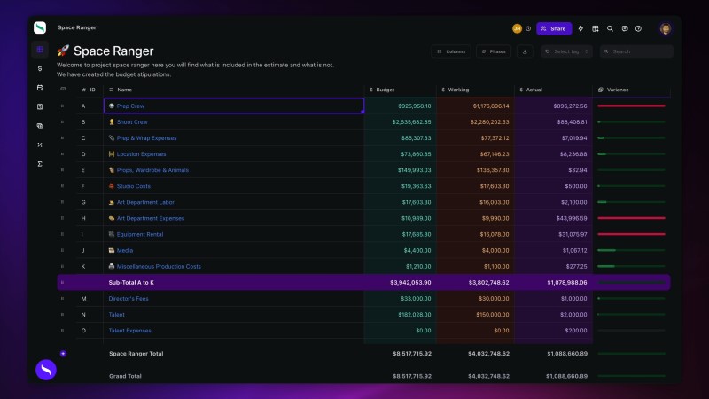 Saturation Space Range - Saturaiton.io platform