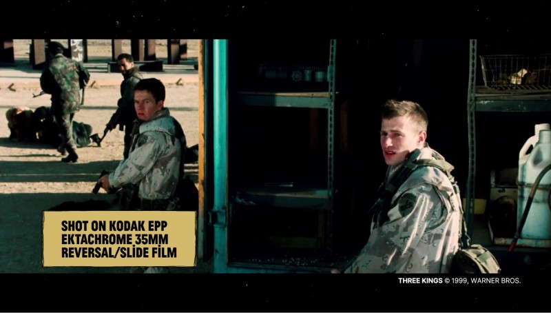 Kodak Film used on Three Kings movie