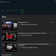 Filmmakers Academy Video Notes Feature - Thumbnail