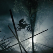 Foot Candles Movie action sequence - Man jumps dirtbike